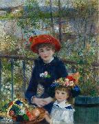 Pierre Auguste Renoir Two Sisters oil on canvas